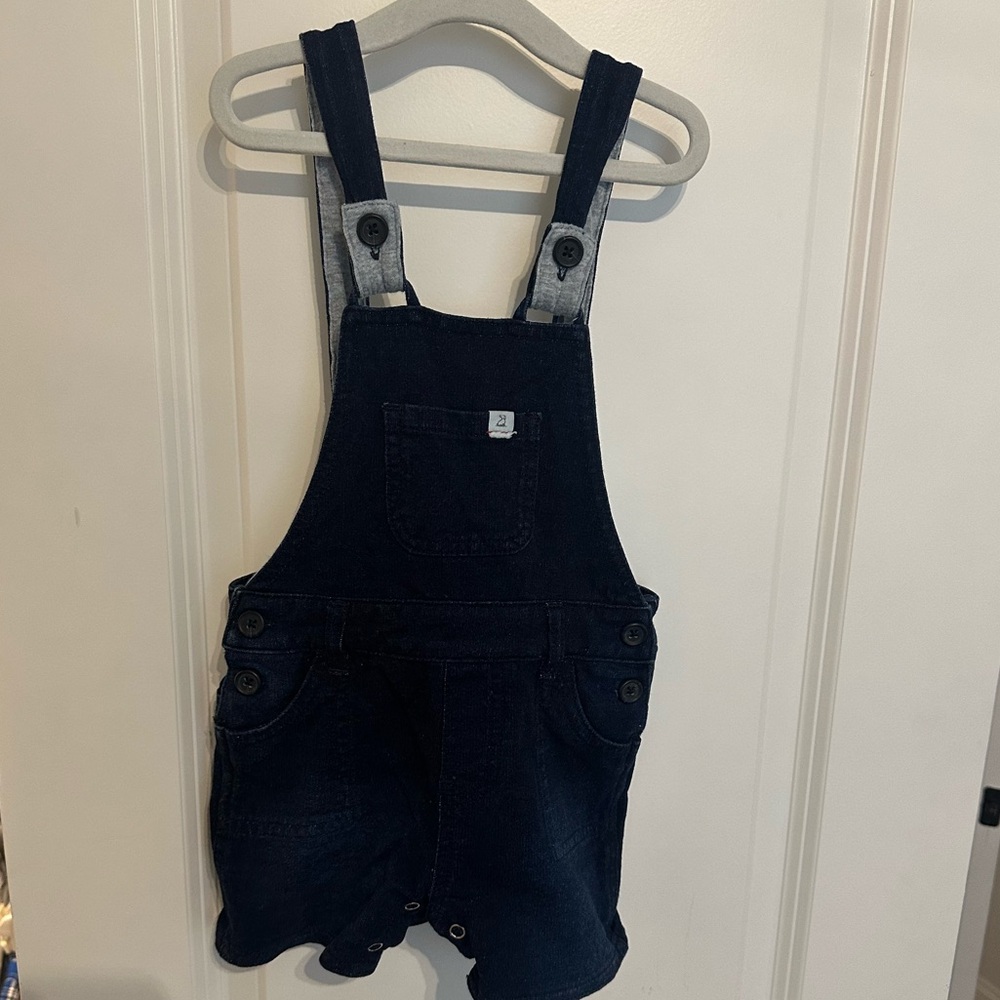 Me&Henry Dark Denim Shorts overalls 6–12 months
